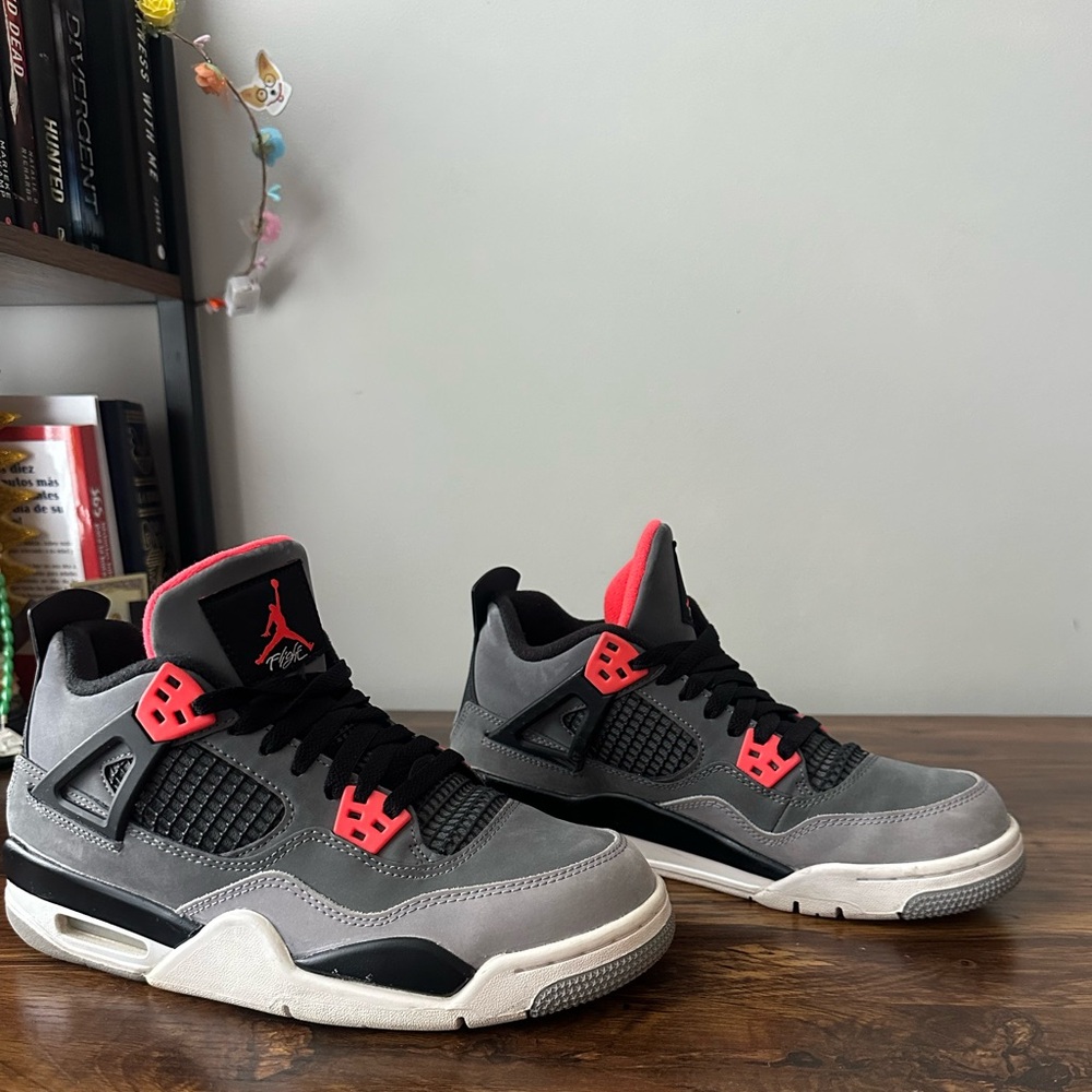 Jordan Women's Sneakers - Gray and Red - Picture 1 of 3